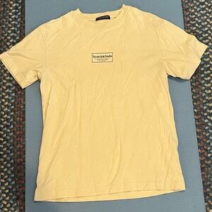Men’s Scotch & Soda cream graphic logo tee